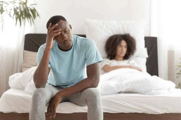 Man upset about ED symptoms Camberley