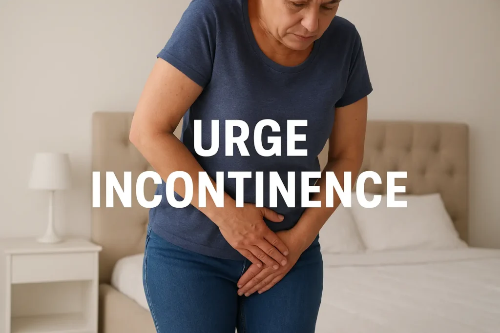 how to manage urge incontinence Camberley symptoms