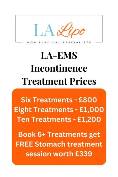 LA-EMS Incontinence Treatment Prices Camberley