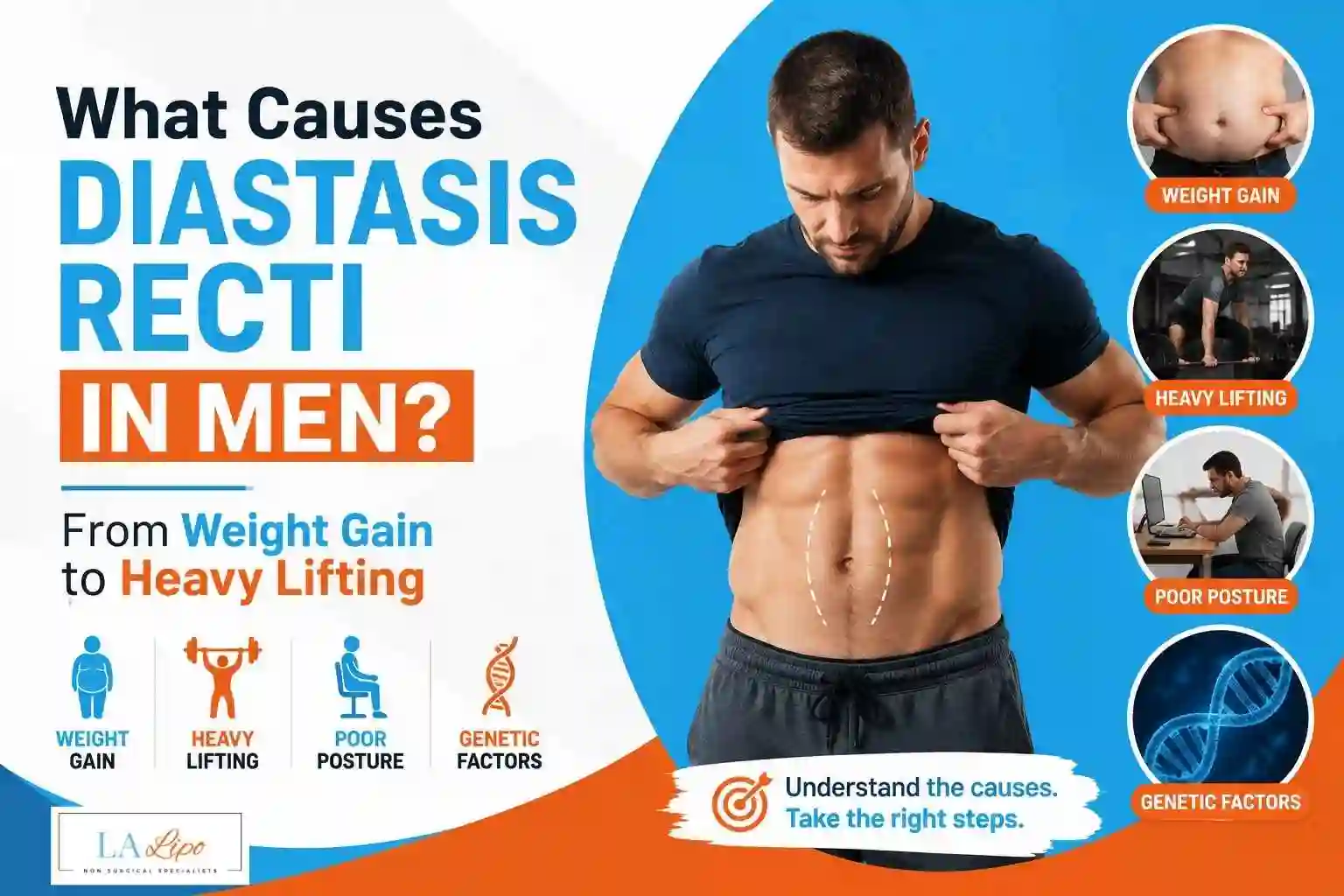 What Causes Diastasis Recti in Men? From Weight Gain to Heavy Lifting Camberley
